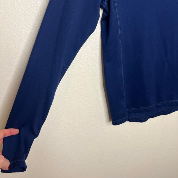 Lands' End Navy Long Sleeve Tee Medium - Picture 3 of 8